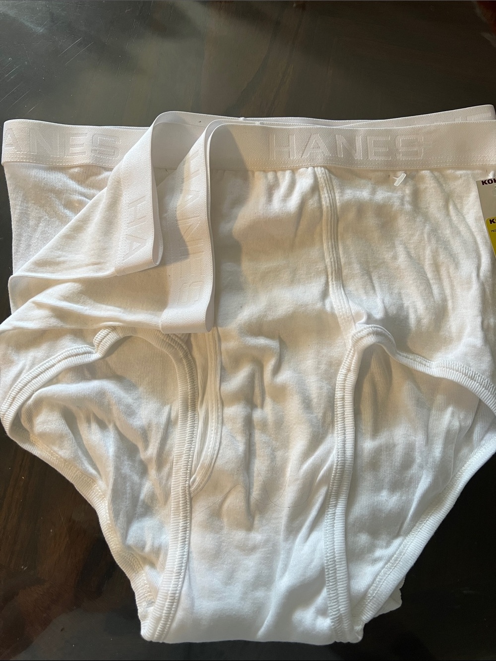 Hanes White Men's Cotton Briefs - Pair